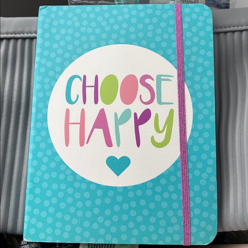 Notebook with Graphic “CHOOSE HAPPY”